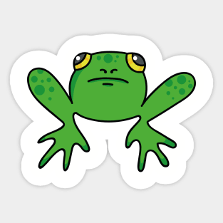 Sad Frog Sticker